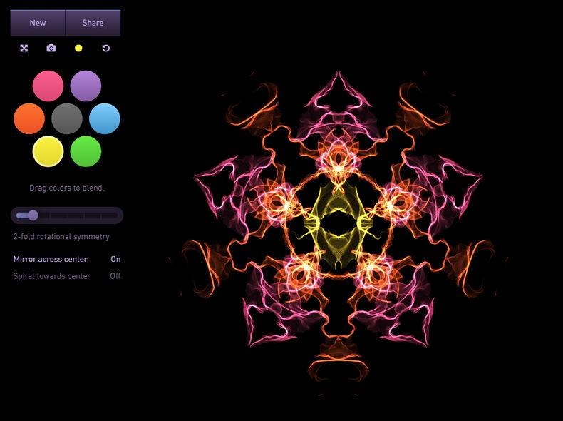Spiral Art Game, Interactive Art Game for Kids